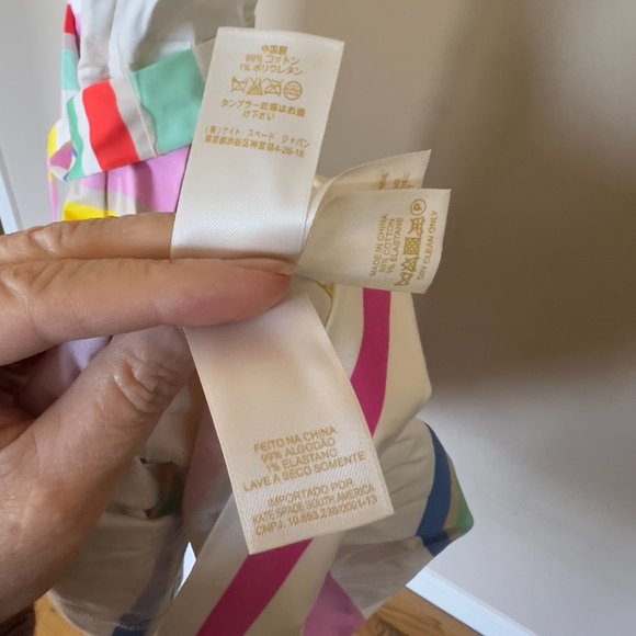 Kate Spade Dress Flavor of the Month Multicolor Stripe Size 2 - Picture 10 of 12